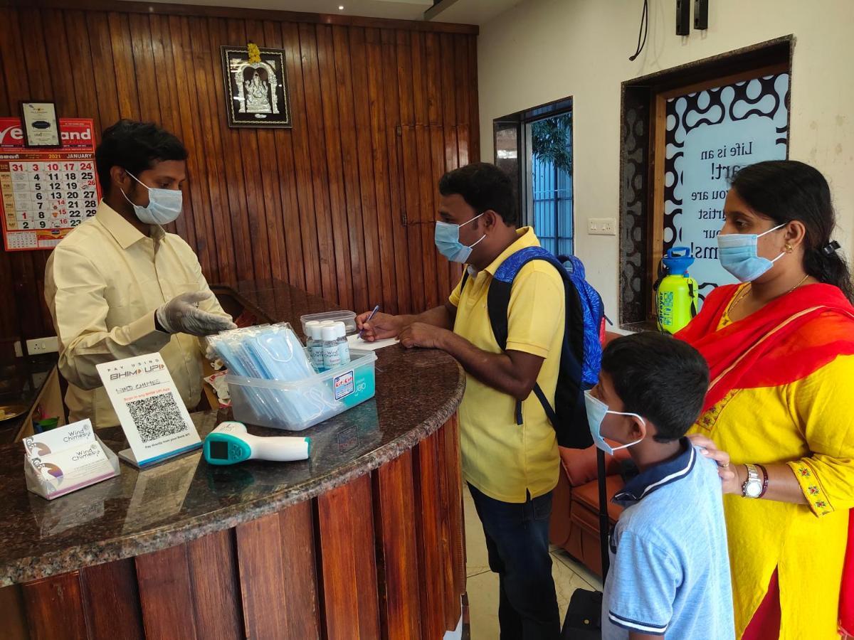 ホテル ウィンド チャイムス Kuilapalayam エクステリア 写真